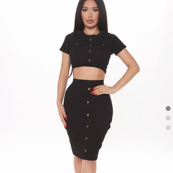 Fashion Nova Dresses & Skirts - ⭐️Flash Sale⭐️ Fashion nova ribbed skirt set